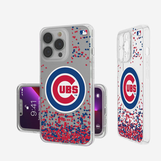 Chicago Cubs Confetti Clear Case - 757 Sports Collectibles