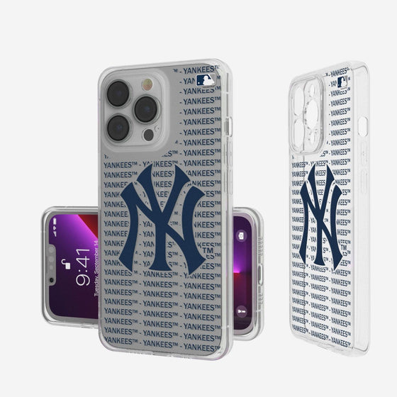 New York Yankees Blackletter Clear Case-0