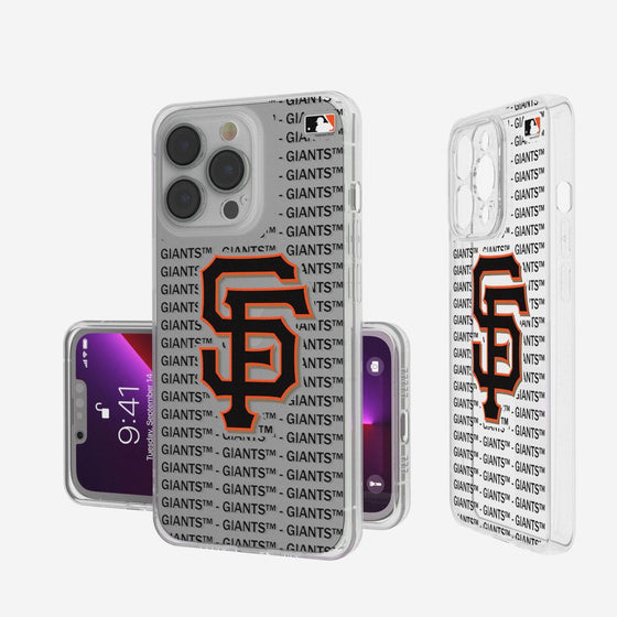 San Francisco Giants Blackletter Clear Case-0