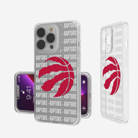 Toronto Raptors Blackletter Clear Case-0