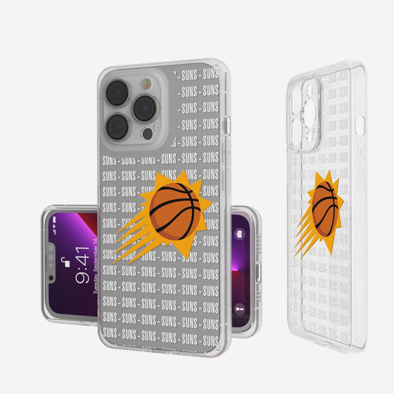 Phoenix Suns Blackletter Clear Case-0