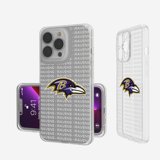 Baltimore Ravens Blackletter Clear Case - 757 Sports Collectibles