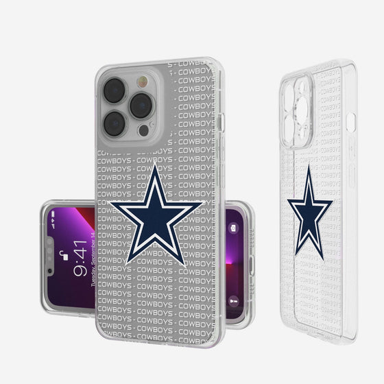 Dallas Cowboys Blackletter Clear Case - 757 Sports Collectibles