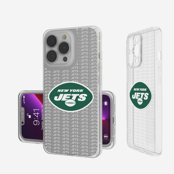 New York Jets Blackletter Clear Case - 757 Sports Collectibles