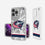 Columbus Blue Jackets Ice Stripe Clear Case-0