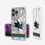 San Jose Sharks Ice Stripe Clear Case-0