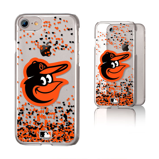 Baltimore Orioles Confetti Clear Case - 757 Sports Collectibles