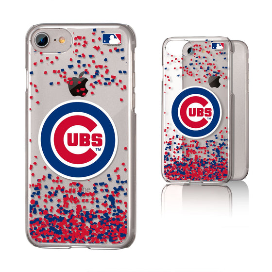 Chicago Cubs Confetti Clear Case - 757 Sports Collectibles