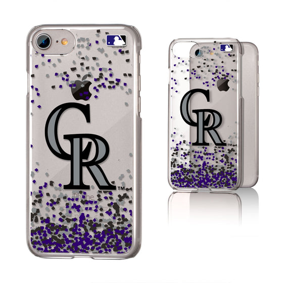 Colorado Rockies Confetti Clear Case - 757 Sports Collectibles