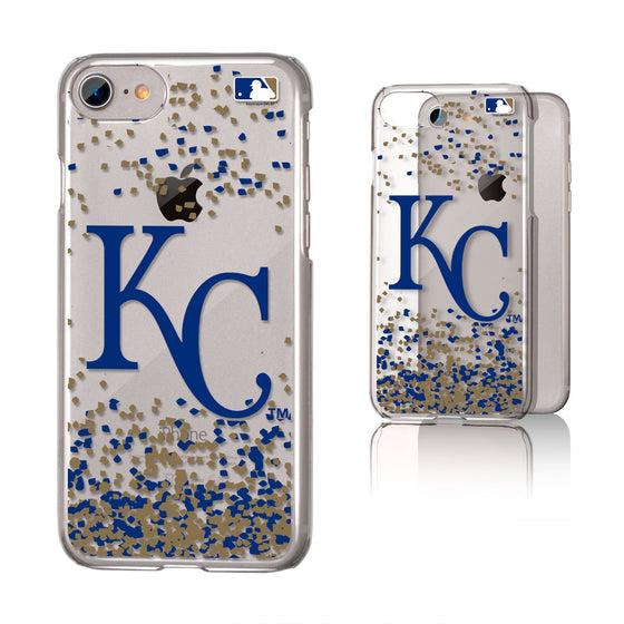 Kansas City Royals Confetti Clear Case - 757 Sports Collectibles