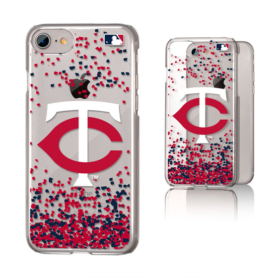 Minnesota Twins Confetti Clear Case - 757 Sports Collectibles