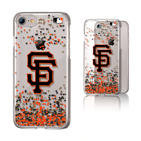 San Francisco Giants Confetti Clear Case - 757 Sports Collectibles