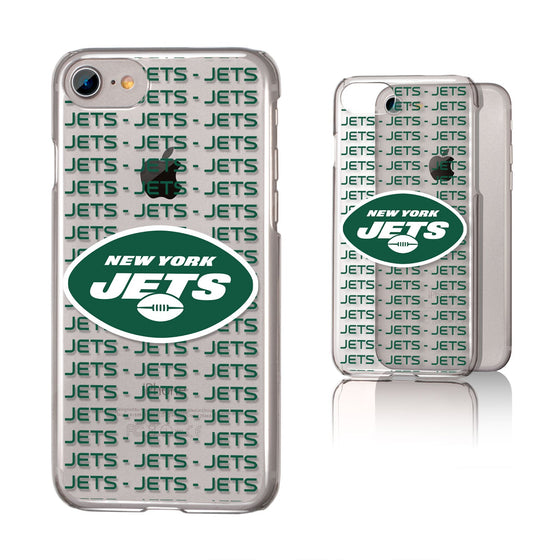 New York Jets Blackletter Clear Case - 757 Sports Collectibles