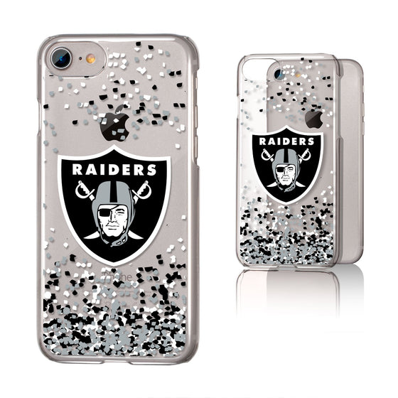 Las Vegas Raiders Confetti Clear Case - 757 Sports Collectibles