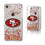 San Francisco 49ers Confetti Clear Case - 757 Sports Collectibles