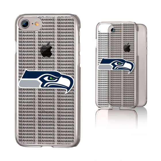 Seattle Seahawks Blackletter Clear Case - 757 Sports Collectibles