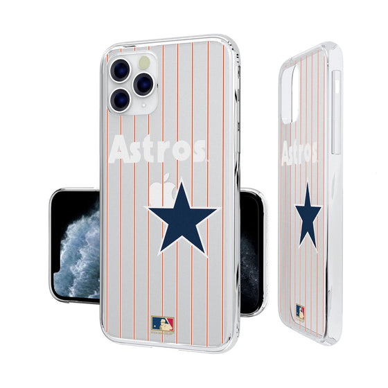 Houston Astros 1975-1981 - Cooperstown Collection Pinstripe Clear Case - 757 Sports Collectibles