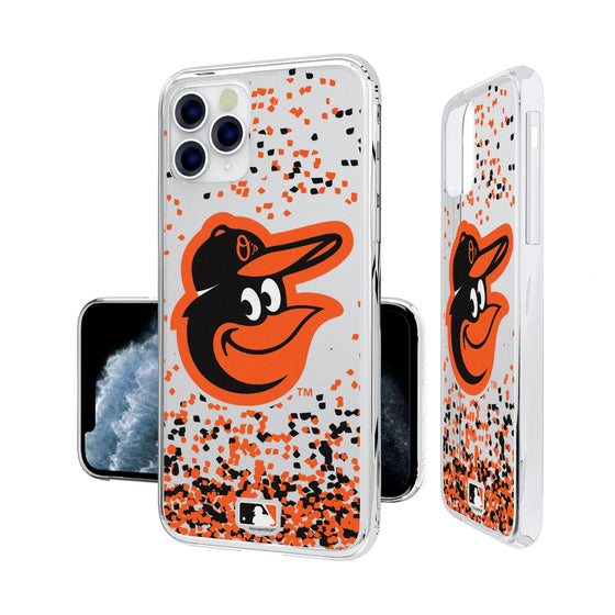 Baltimore Orioles Confetti Clear Case - 757 Sports Collectibles