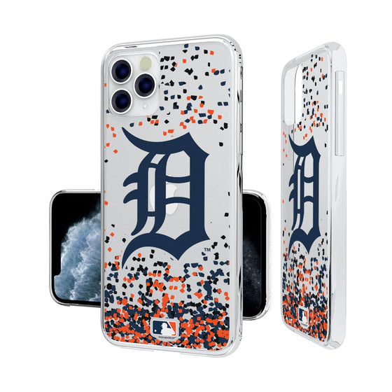 Detroit Tigers Confetti Clear Case - 757 Sports Collectibles