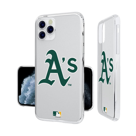 Oakland Athletics Insignia Clear Case - 757 Sports Collectibles