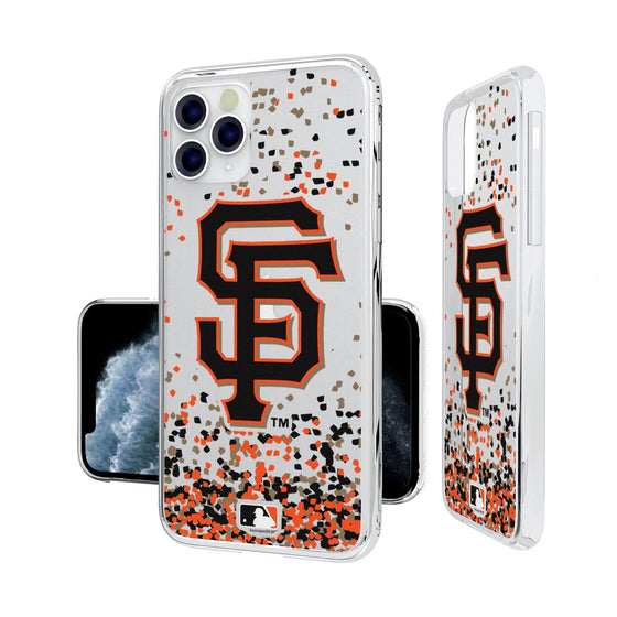 San Francisco Giants Confetti Clear Case - 757 Sports Collectibles