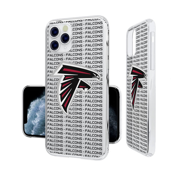 Atlanta Falcons Blackletter Clear Case - 757 Sports Collectibles