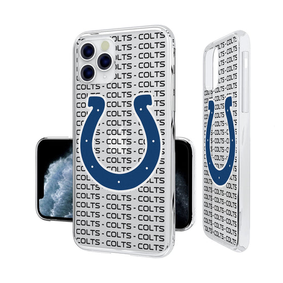 Indianapolis Colts Blackletter Clear Case - 757 Sports Collectibles