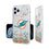 Miami Dolphins Confetti Clear Case - 757 Sports Collectibles