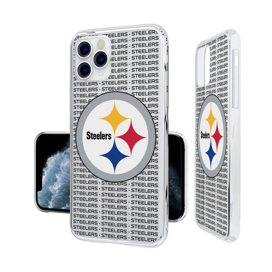 Pittsburgh Steelers Blackletter Clear Case - 757 Sports Collectibles