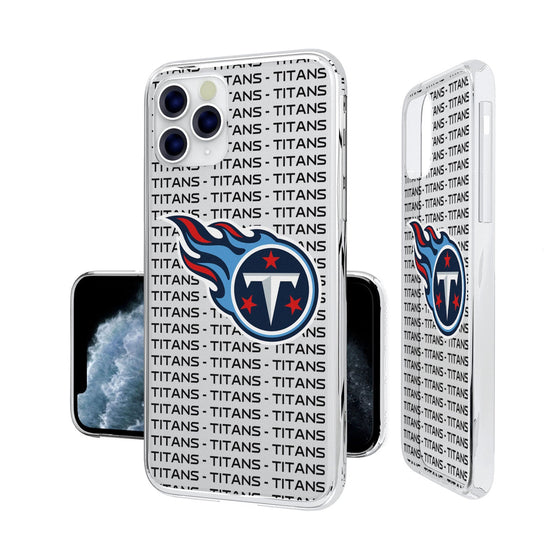 Tennessee Titans Blackletter Clear Case - 757 Sports Collectibles