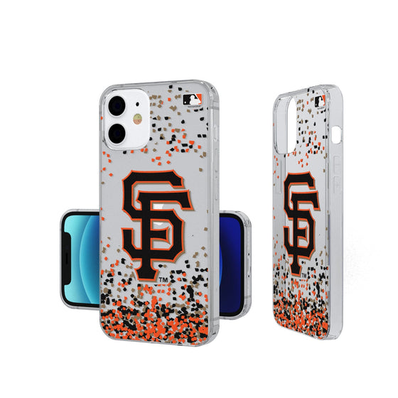 San Francisco Giants Confetti Clear Case - 757 Sports Collectibles