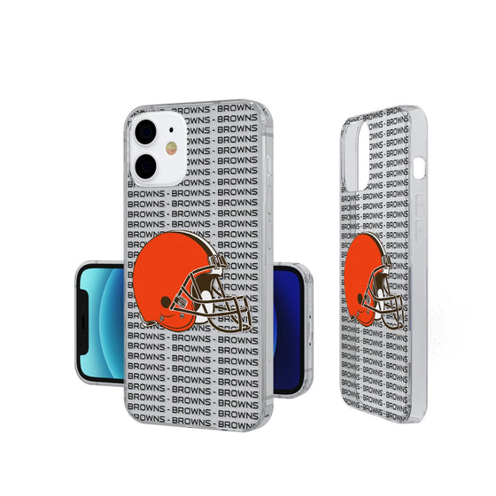 Cleveland Browns Blackletter Clear Case - 757 Sports Collectibles