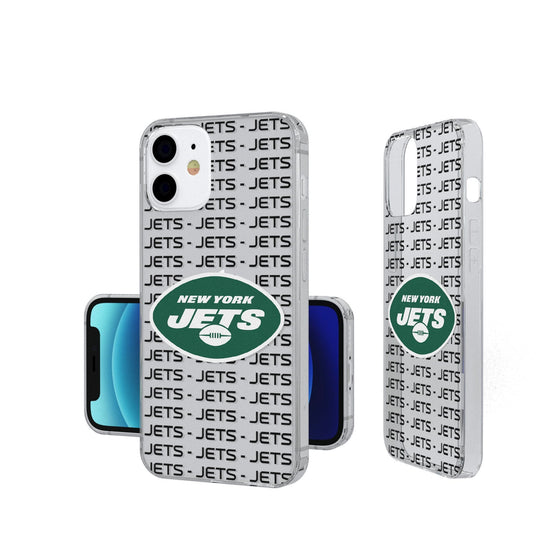 New York Jets Blackletter Clear Case - 757 Sports Collectibles