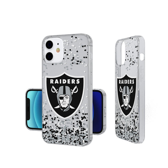 Las Vegas Raiders Confetti Clear Case - 757 Sports Collectibles