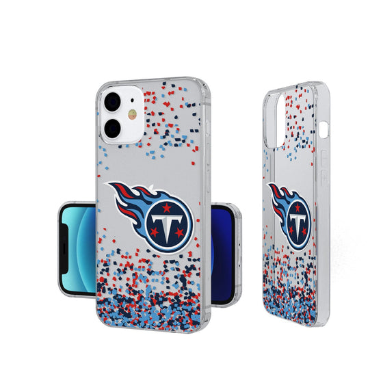 Tennessee Titans Confetti Clear Case - 757 Sports Collectibles