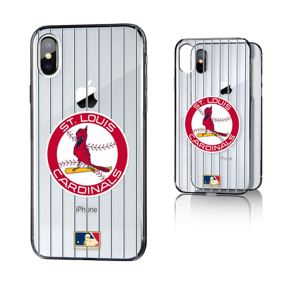 St Louis Cardinals 1966-1997 - Cooperstown Collection Pinstripe Clear Case - 757 Sports Collectibles