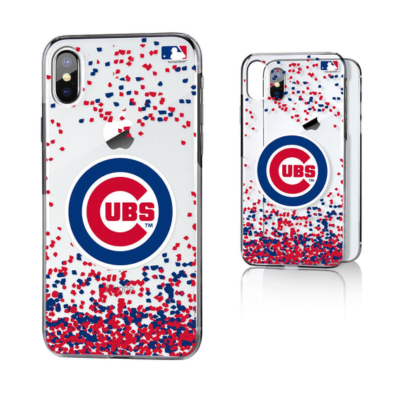 Chicago Cubs Confetti Clear Case - 757 Sports Collectibles