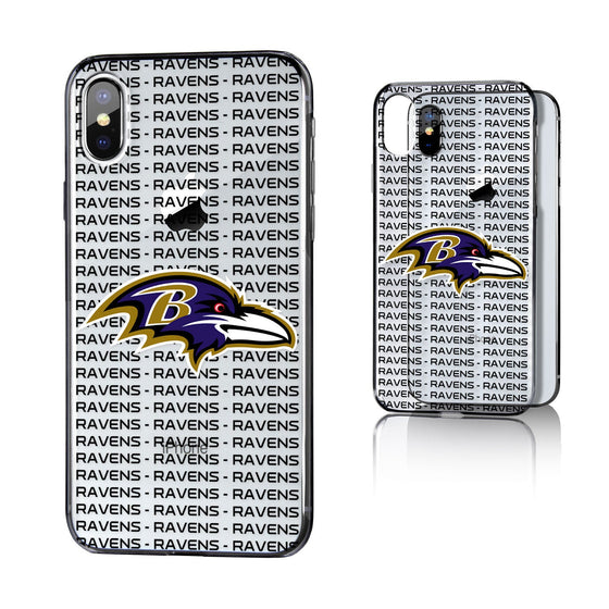 Baltimore Ravens Blackletter Clear Case - 757 Sports Collectibles