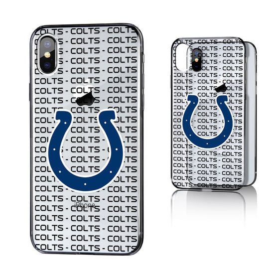 Indianapolis Colts Blackletter Clear Case - 757 Sports Collectibles