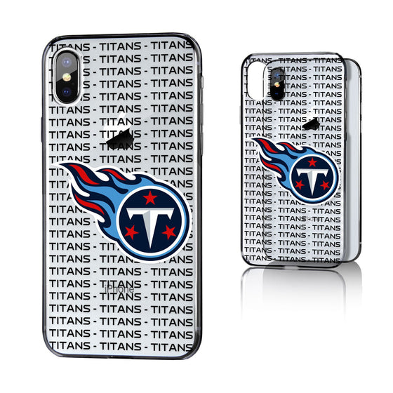 Tennessee Titans Blackletter Clear Case - 757 Sports Collectibles