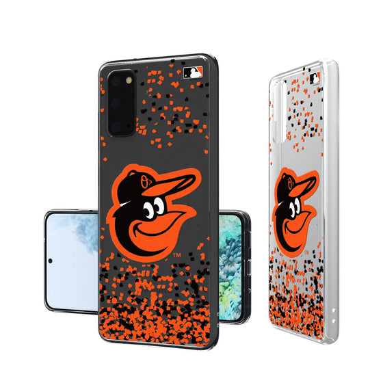 Baltimore Orioles Confetti Clear Case - 757 Sports Collectibles