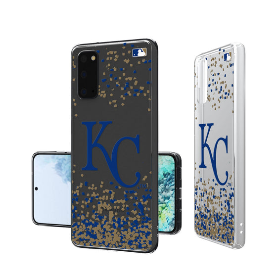 Kansas City Royals Confetti Clear Case - 757 Sports Collectibles