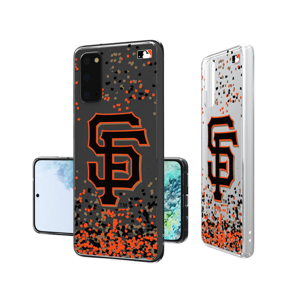 San Francisco Giants Confetti Clear Case - 757 Sports Collectibles