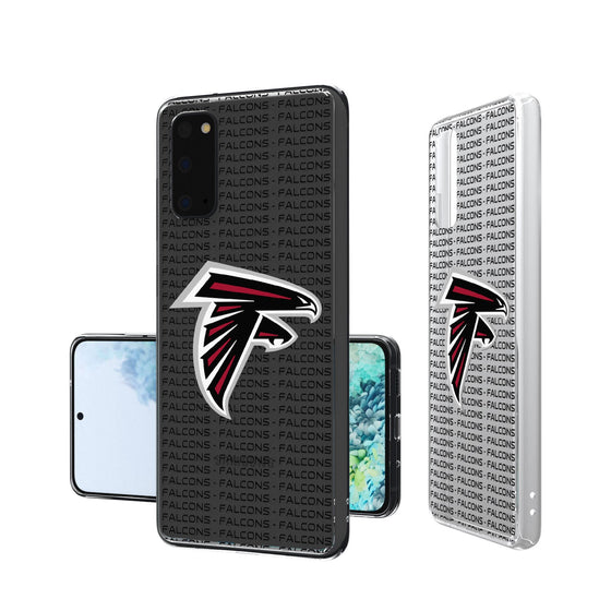 Atlanta Falcons Blackletter Clear Case - 757 Sports Collectibles