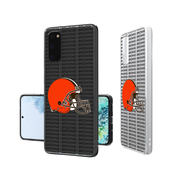 Cleveland Browns Blackletter Clear Case - 757 Sports Collectibles