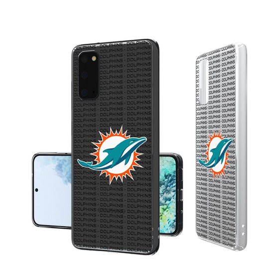 Miami Dolphins Blackletter Clear Case - 757 Sports Collectibles