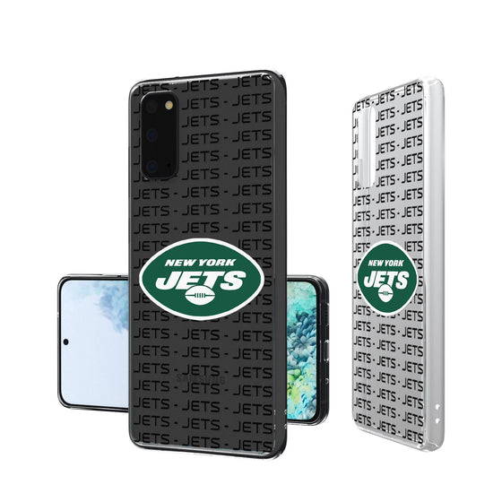 New York Jets Blackletter Clear Case - 757 Sports Collectibles