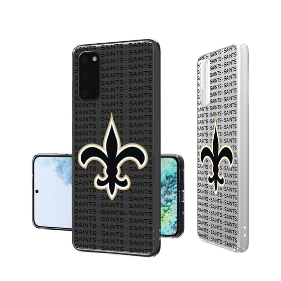 New Orleans Saints Blackletter Clear Case - 757 Sports Collectibles