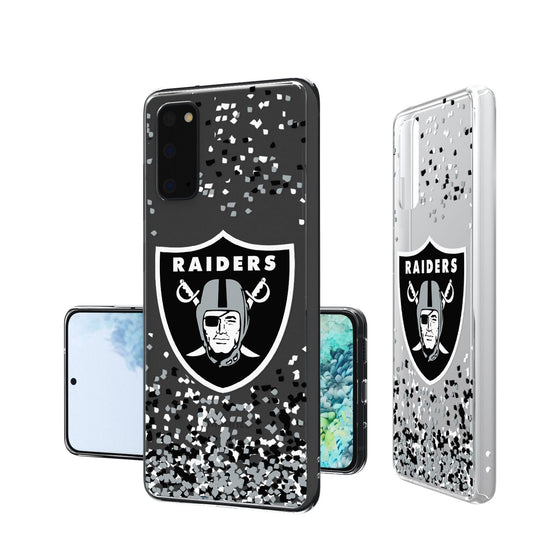 Las Vegas Raiders Confetti Clear Case - 757 Sports Collectibles