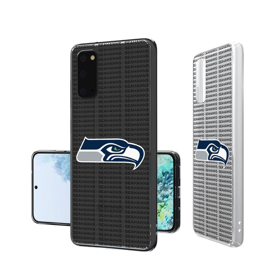 Seattle Seahawks Blackletter Clear Case - 757 Sports Collectibles